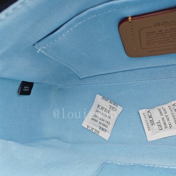 Coach Teri Crossbody Bag Denim Blue - Picture 10 of 12